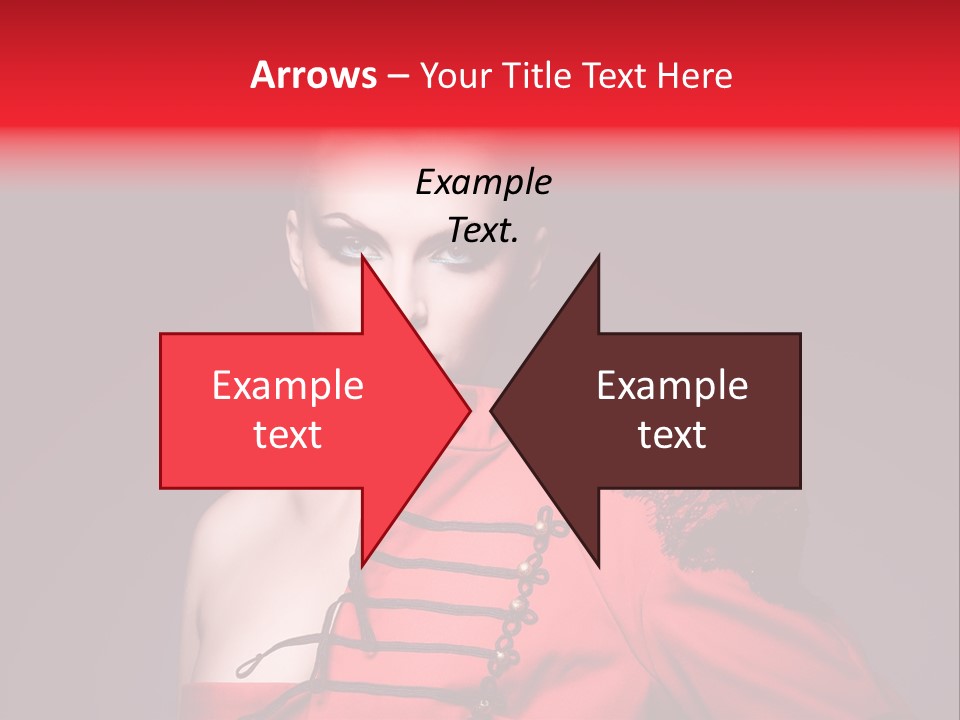 Glamour Black Eyes PowerPoint Template