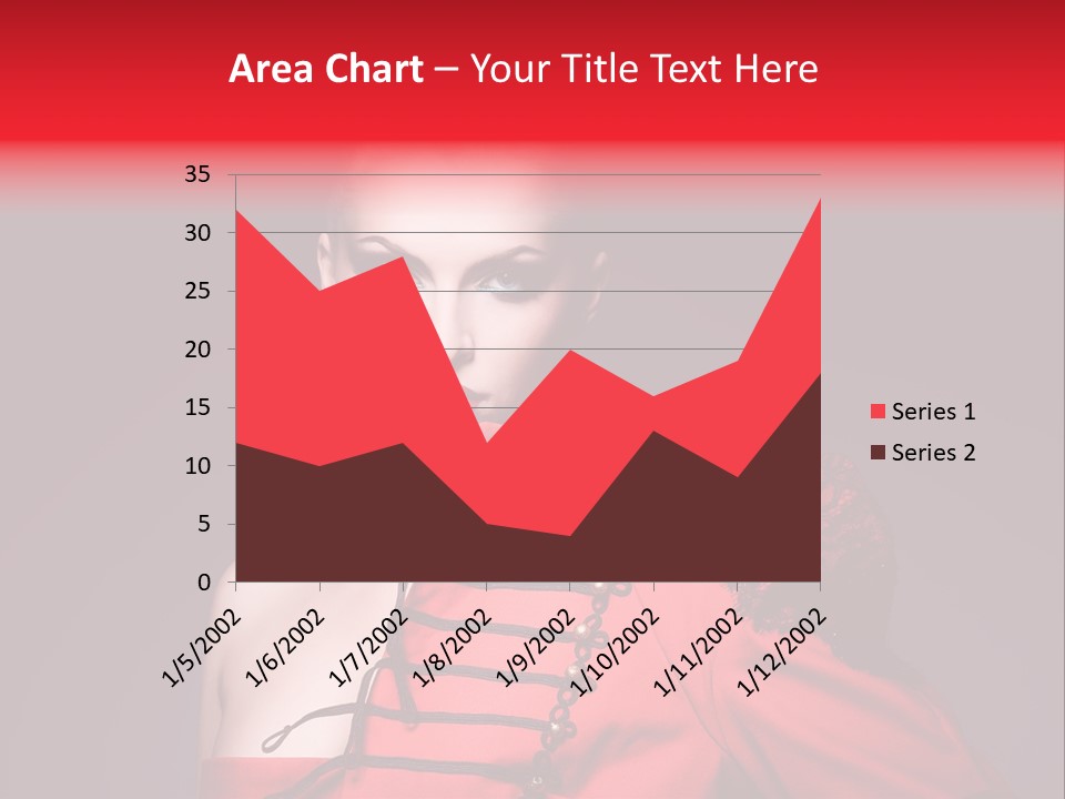 Glamour Black Eyes PowerPoint Template