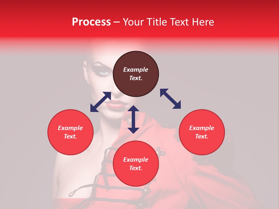 Glamour Black Eyes PowerPoint Template