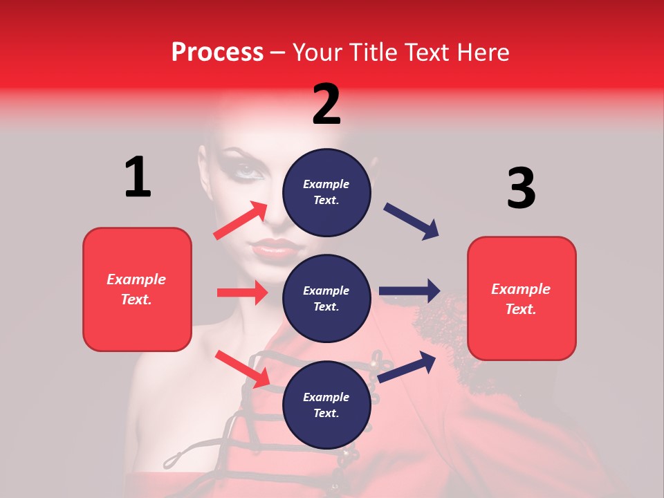 Glamour Black Eyes PowerPoint Template