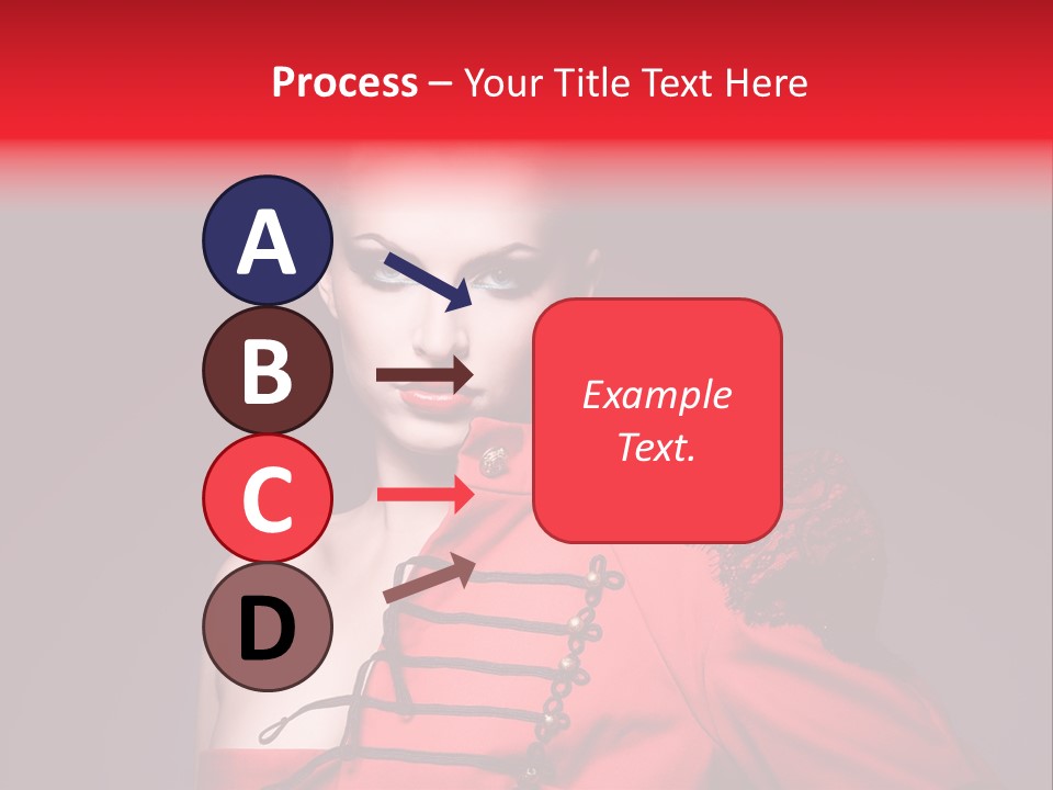 Glamour Black Eyes PowerPoint Template