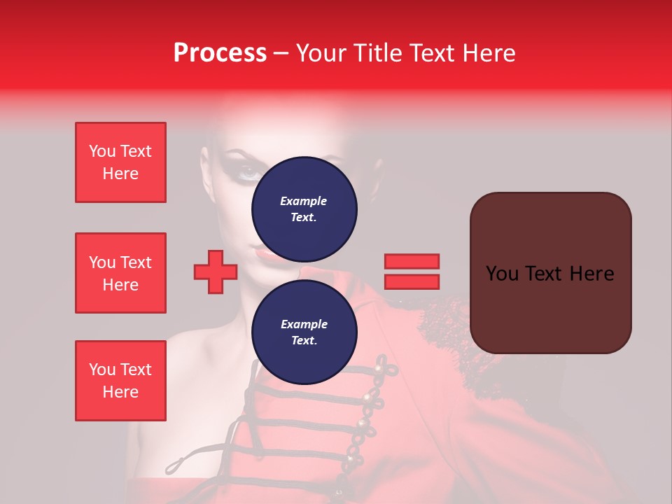 Glamour Black Eyes PowerPoint Template