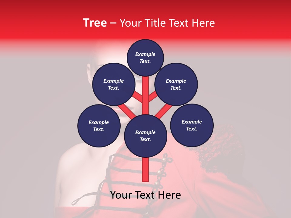 Glamour Black Eyes PowerPoint Template