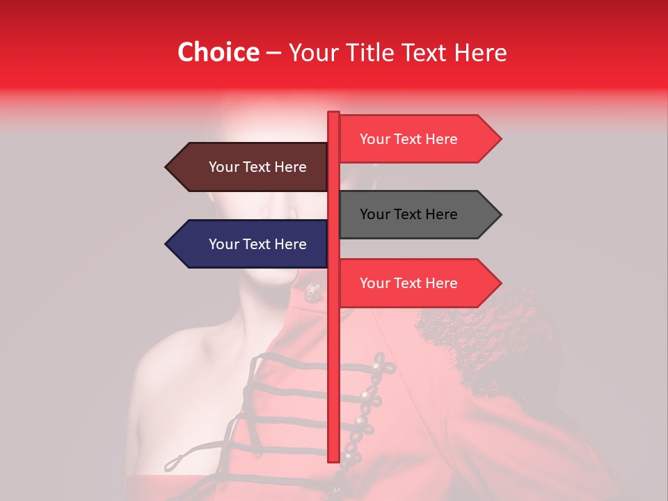 Glamour Black Eyes PowerPoint Template