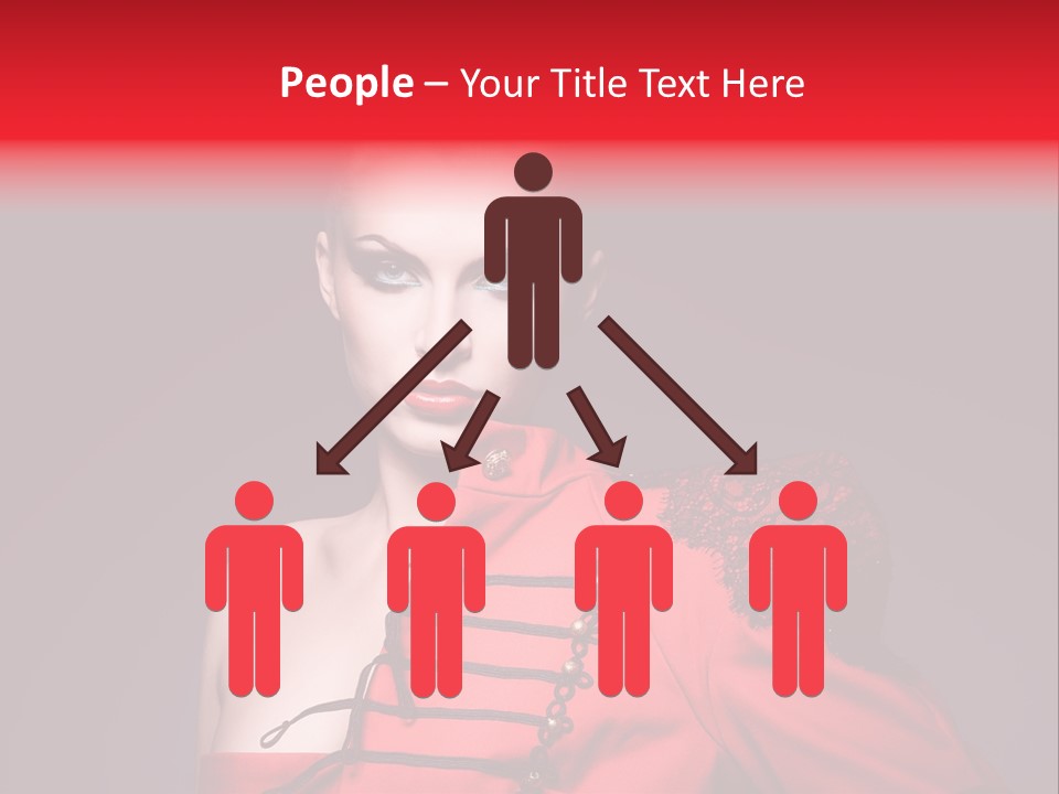 Glamour Black Eyes PowerPoint Template