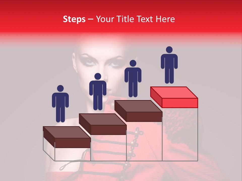 Glamour Black Eyes PowerPoint Template