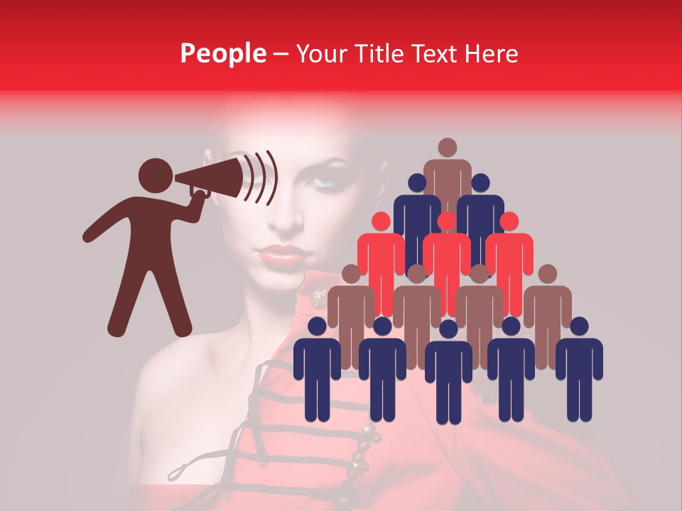 Glamour Black Eyes PowerPoint Template