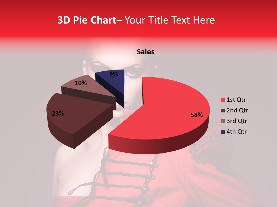Glamour Black Eyes PowerPoint Template