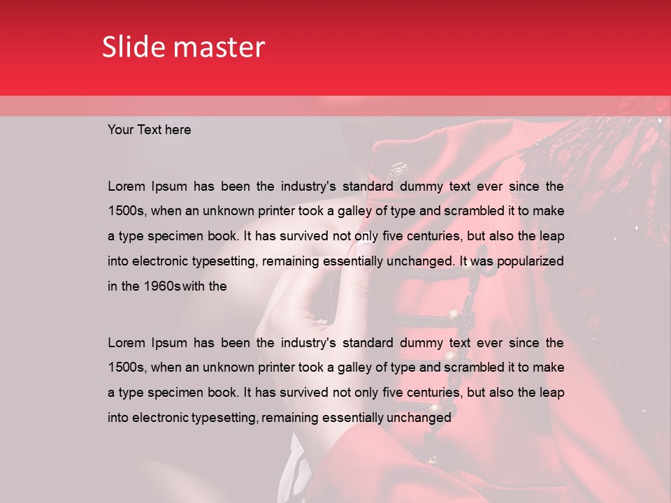 Sexual Topless Dancer PowerPoint Template