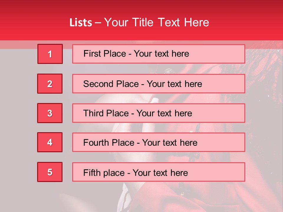 Sexual Topless Dancer PowerPoint Template