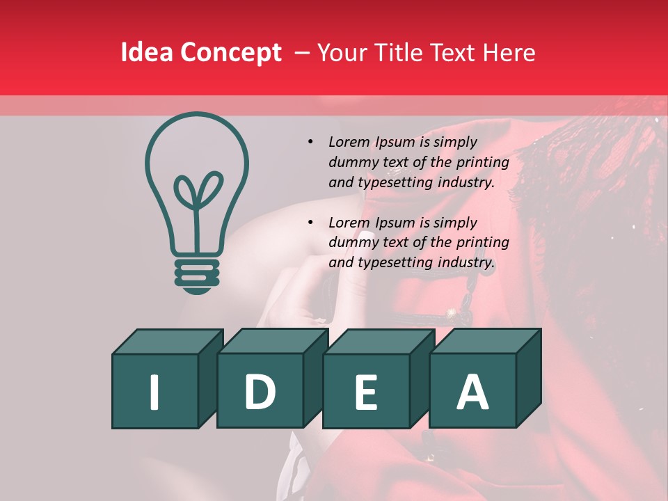 Sexual Topless Dancer PowerPoint Template