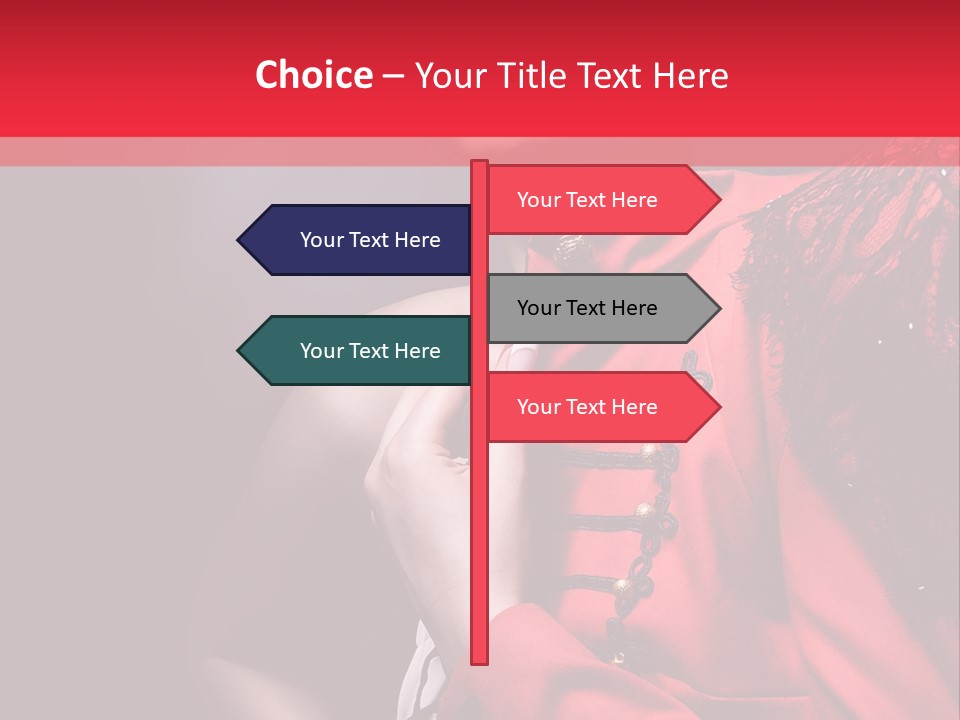 Sexual Topless Dancer PowerPoint Template