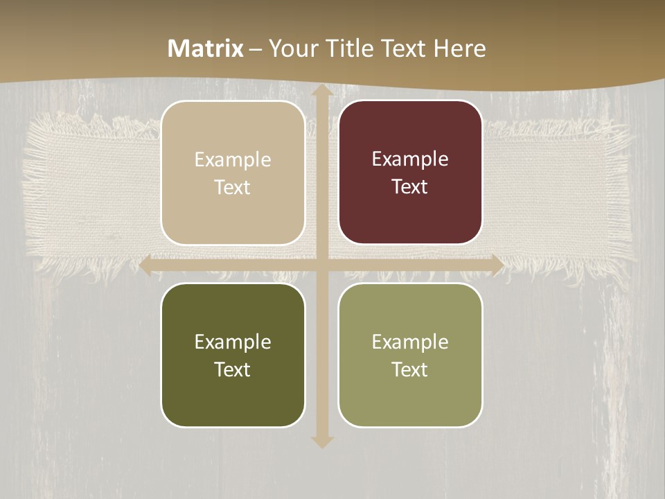 Fabric Blank Beige PowerPoint Template