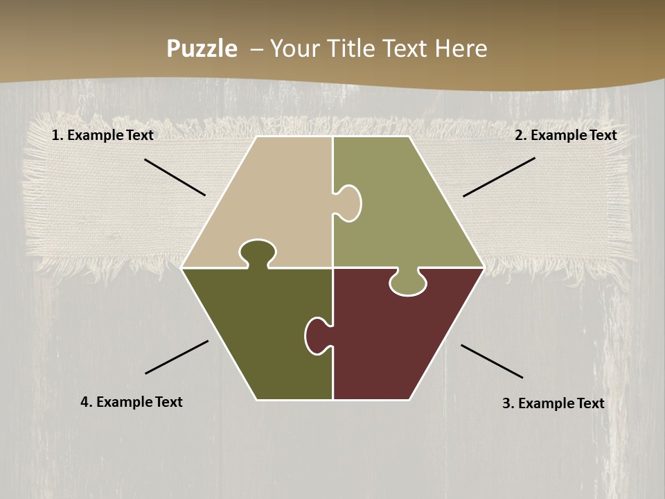 Fabric Blank Beige PowerPoint Template