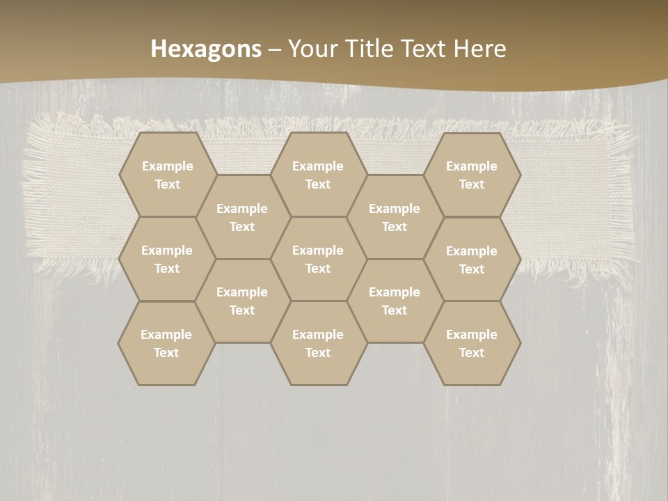 Fabric Blank Beige PowerPoint Template