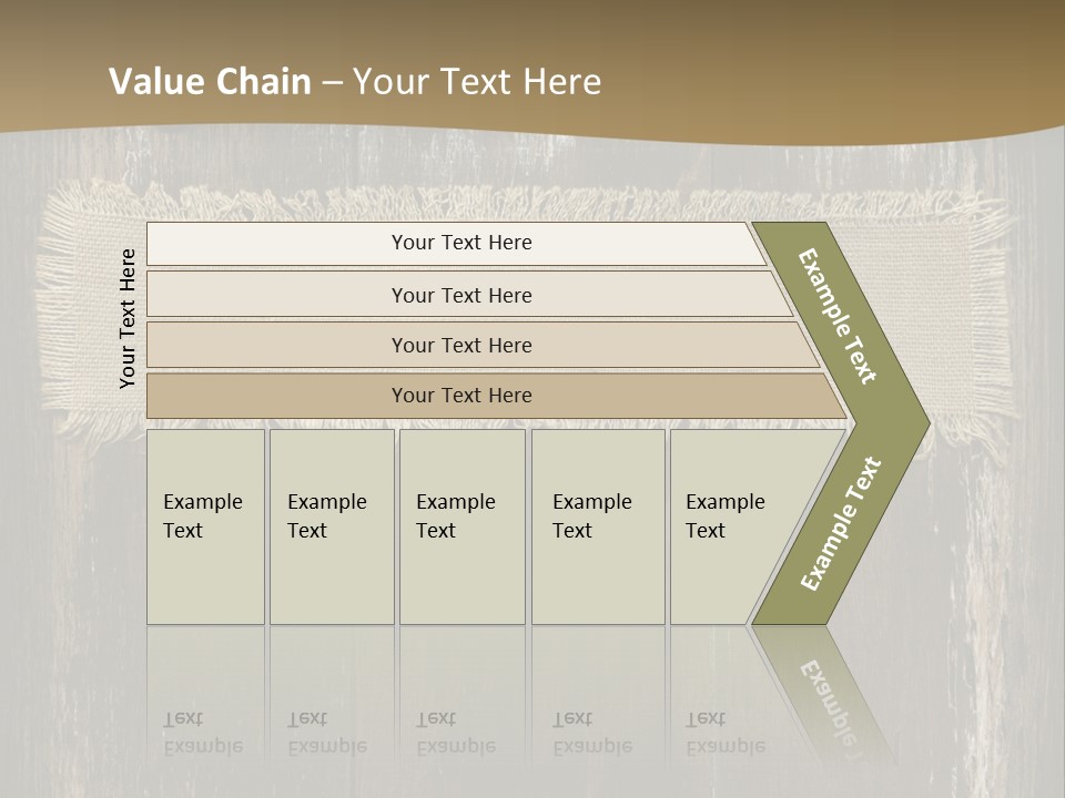 Fabric Blank Beige PowerPoint Template