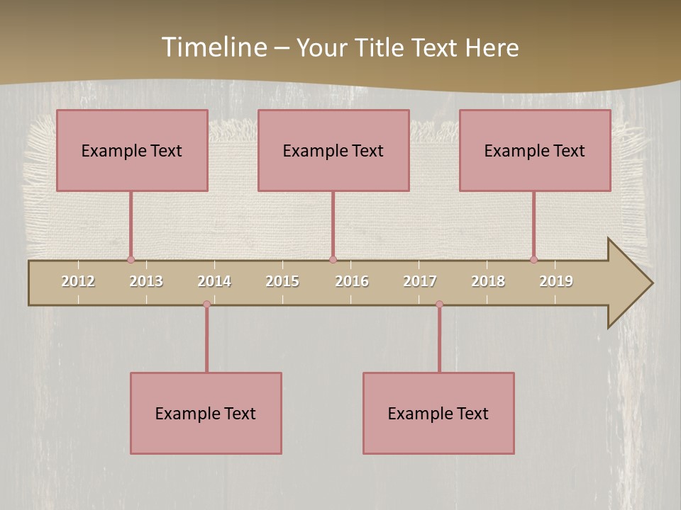 Fabric Blank Beige PowerPoint Template