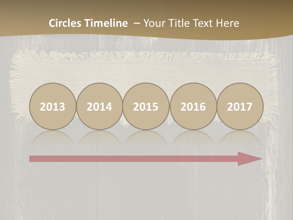 Fabric Blank Beige PowerPoint Template