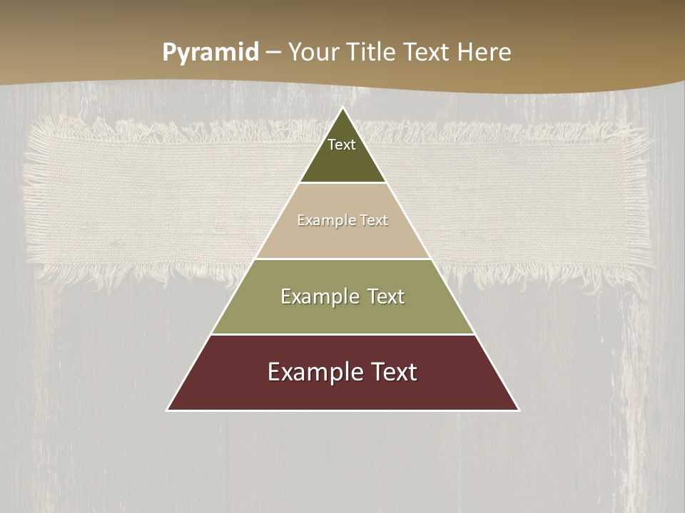 Fabric Blank Beige PowerPoint Template