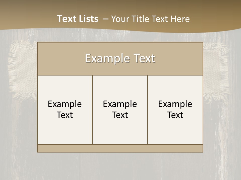 Fabric Blank Beige PowerPoint Template