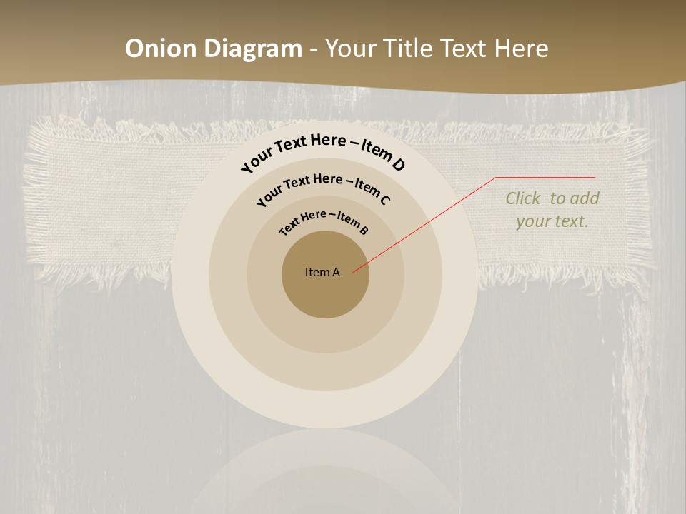 Fabric Blank Beige PowerPoint Template