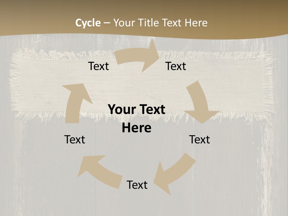 Fabric Blank Beige PowerPoint Template