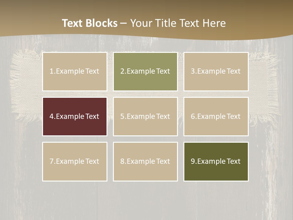 Fabric Blank Beige PowerPoint Template