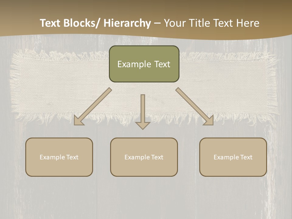 Fabric Blank Beige PowerPoint Template