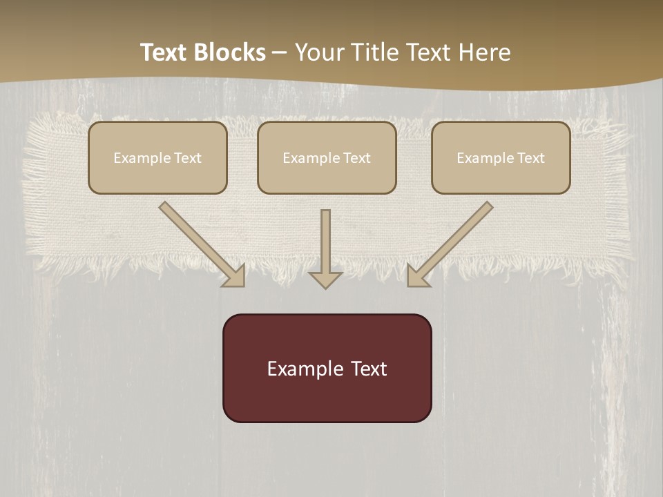 Fabric Blank Beige PowerPoint Template
