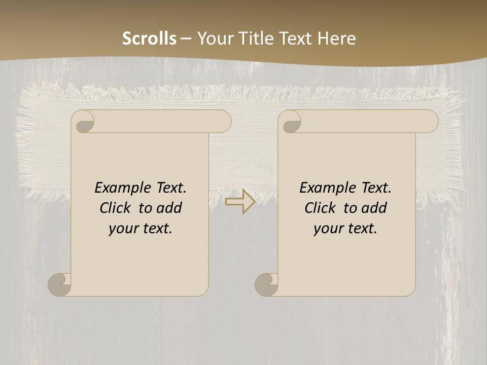 Fabric Blank Beige PowerPoint Template