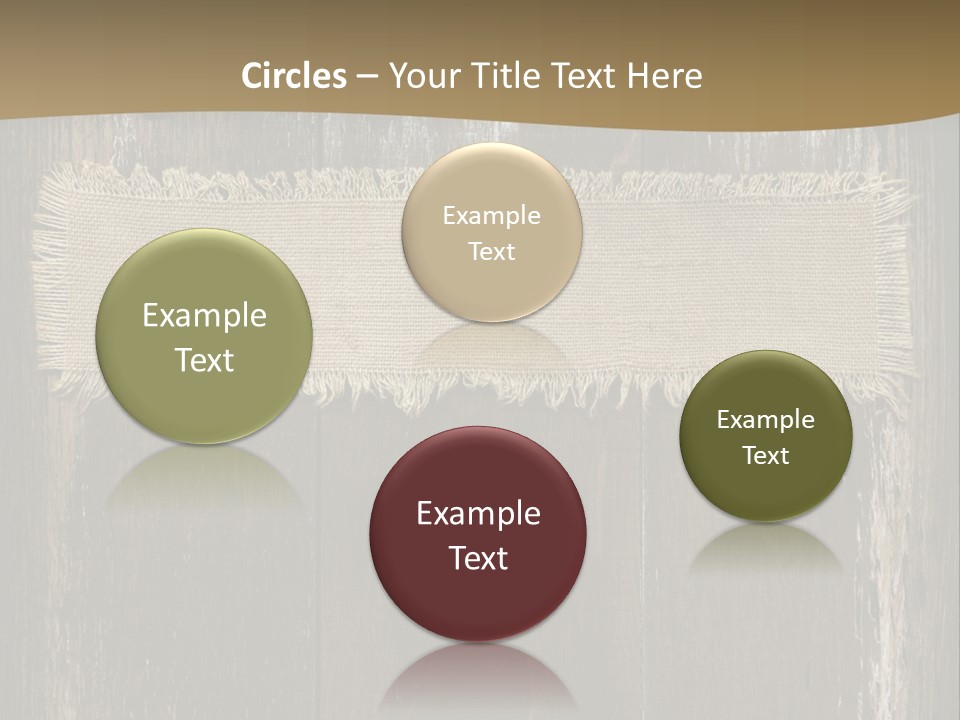 Fabric Blank Beige PowerPoint Template