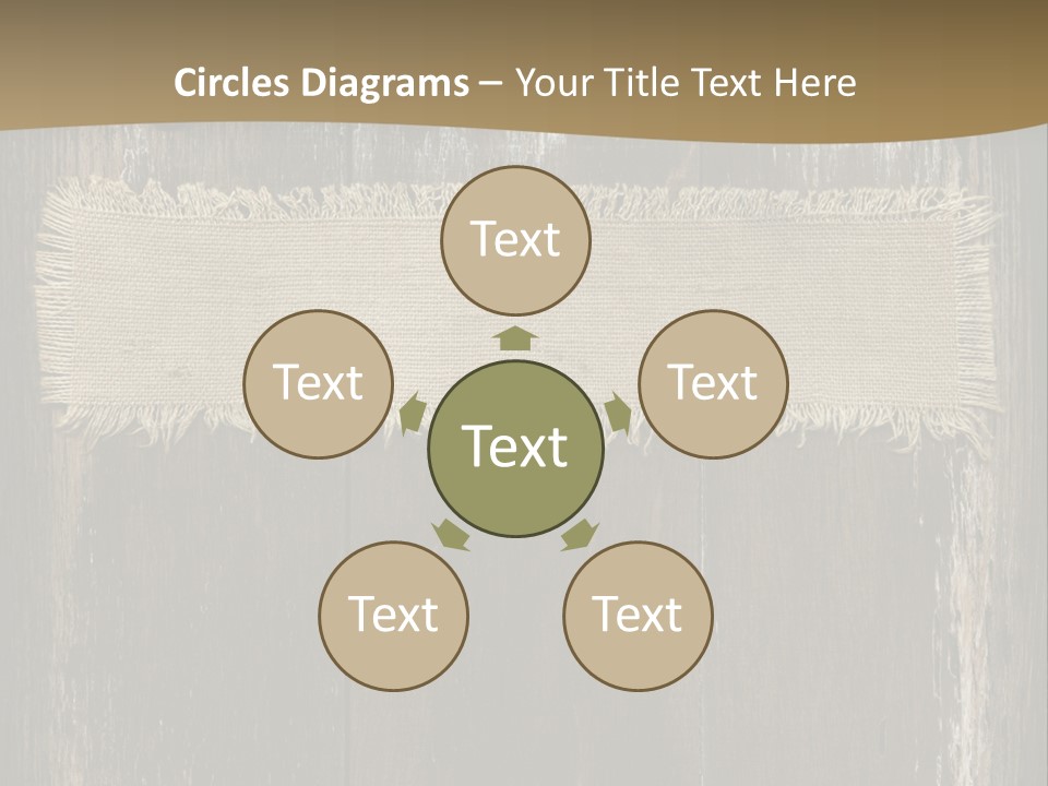 Fabric Blank Beige PowerPoint Template