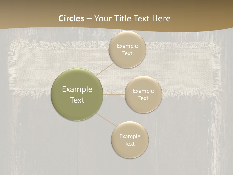 Fabric Blank Beige PowerPoint Template