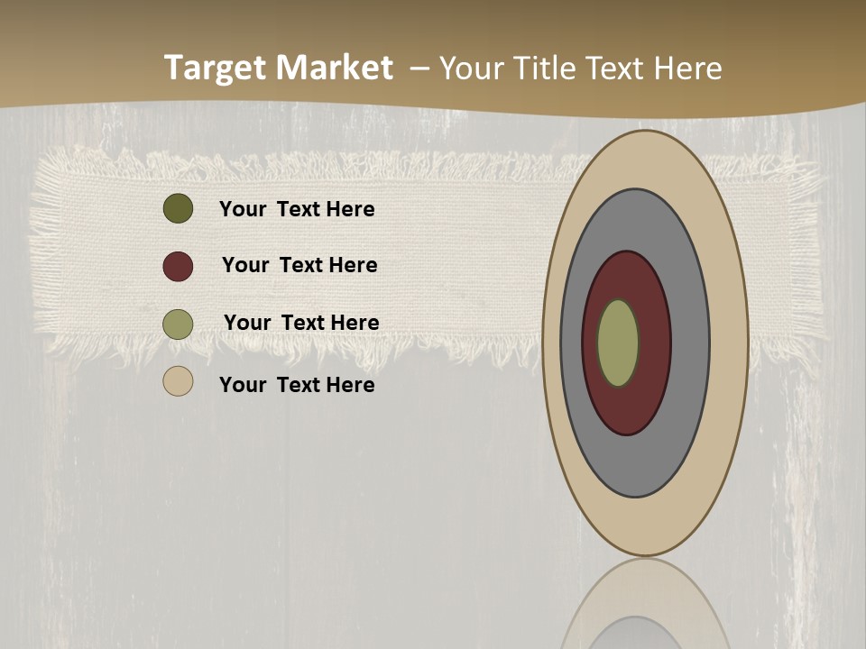 Fabric Blank Beige PowerPoint Template