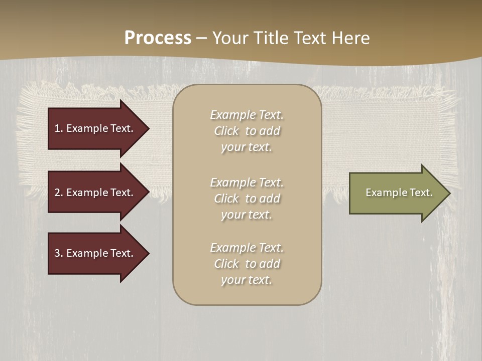 Fabric Blank Beige PowerPoint Template