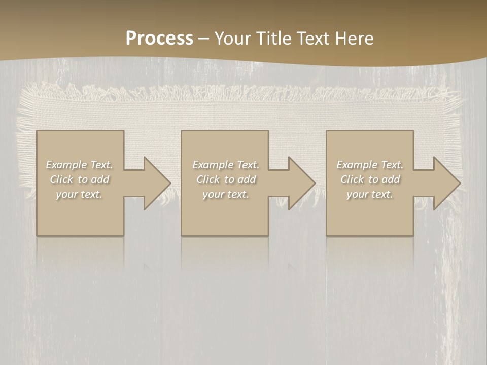 Fabric Blank Beige PowerPoint Template