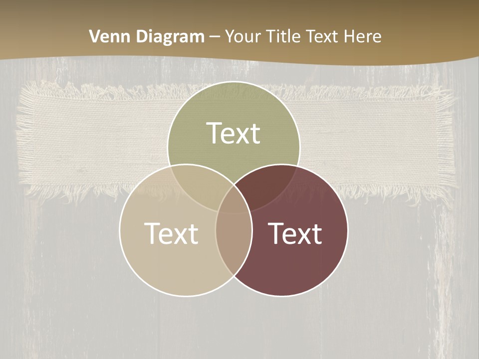 Fabric Blank Beige PowerPoint Template