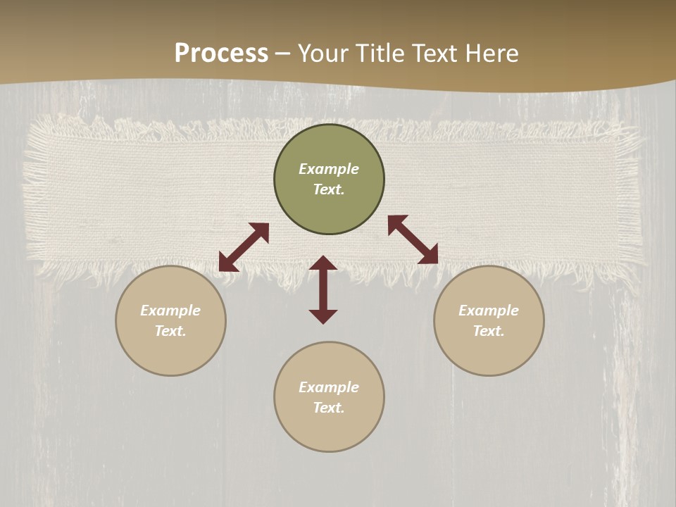 Fabric Blank Beige PowerPoint Template