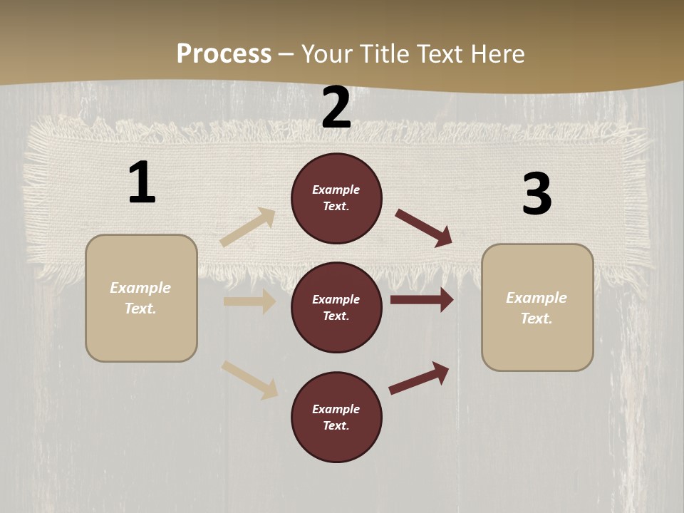 Fabric Blank Beige PowerPoint Template