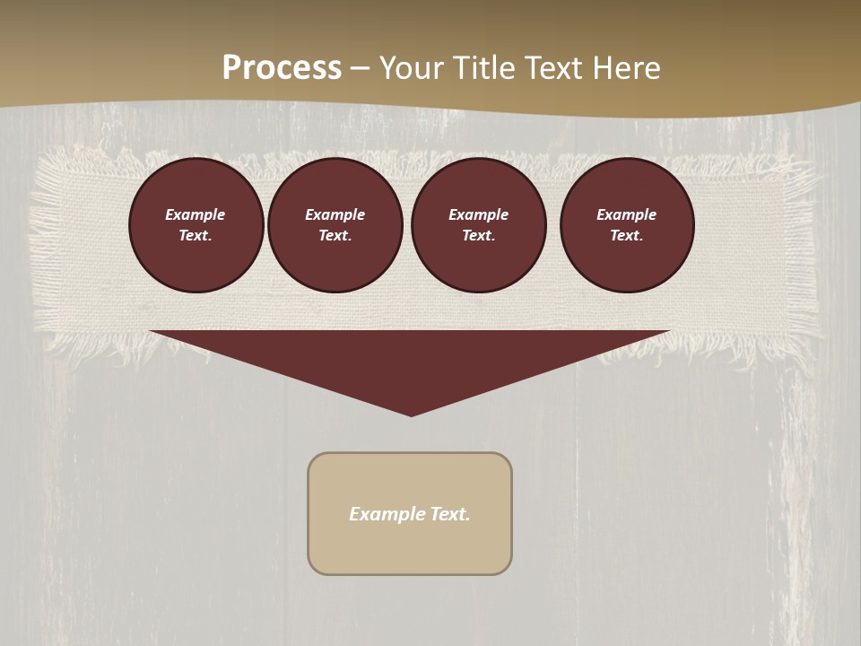 Fabric Blank Beige PowerPoint Template