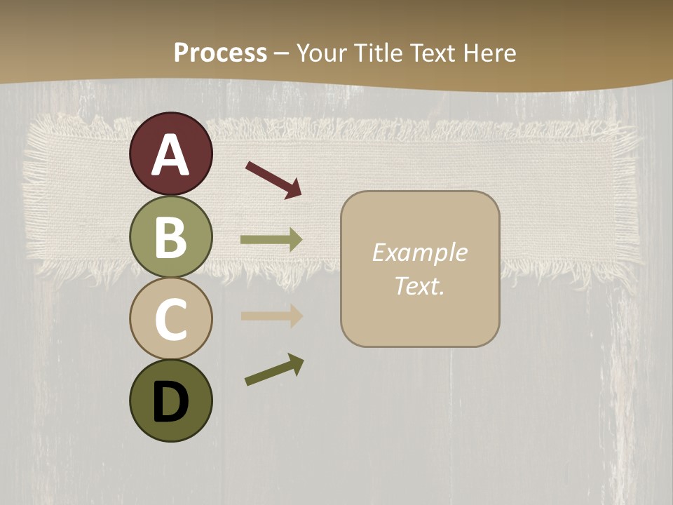 Fabric Blank Beige PowerPoint Template