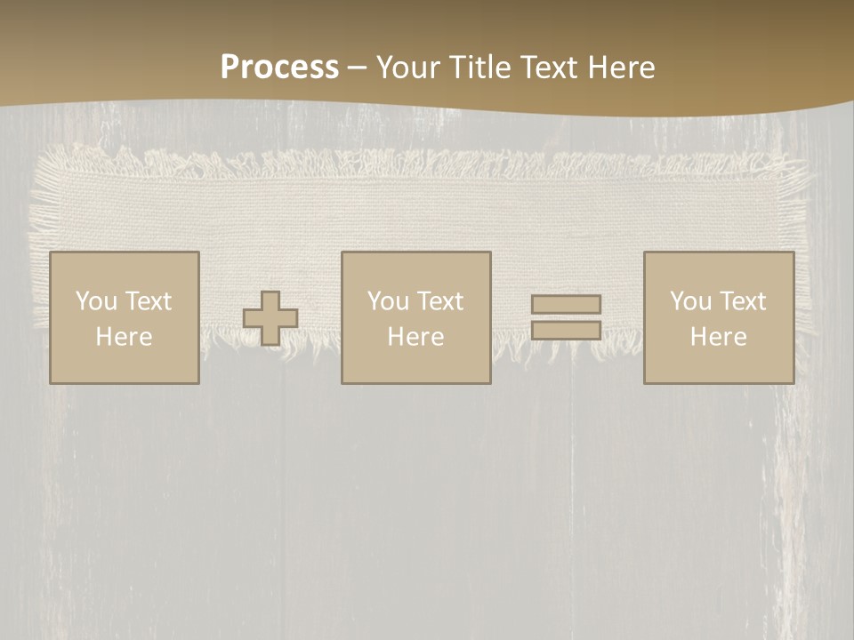 Fabric Blank Beige PowerPoint Template