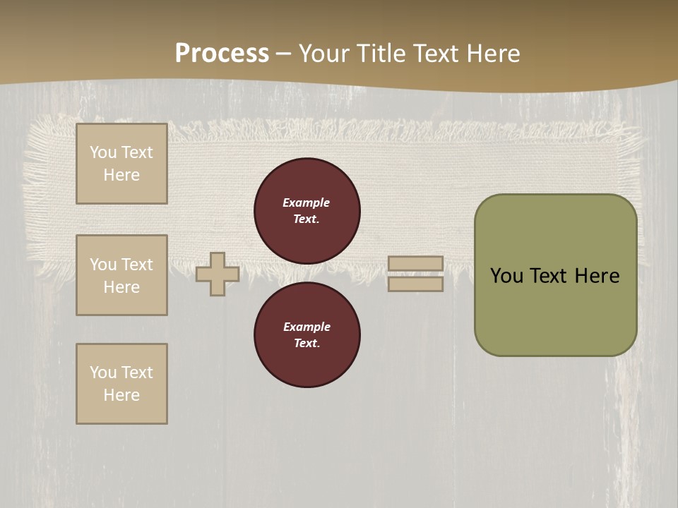 Fabric Blank Beige PowerPoint Template