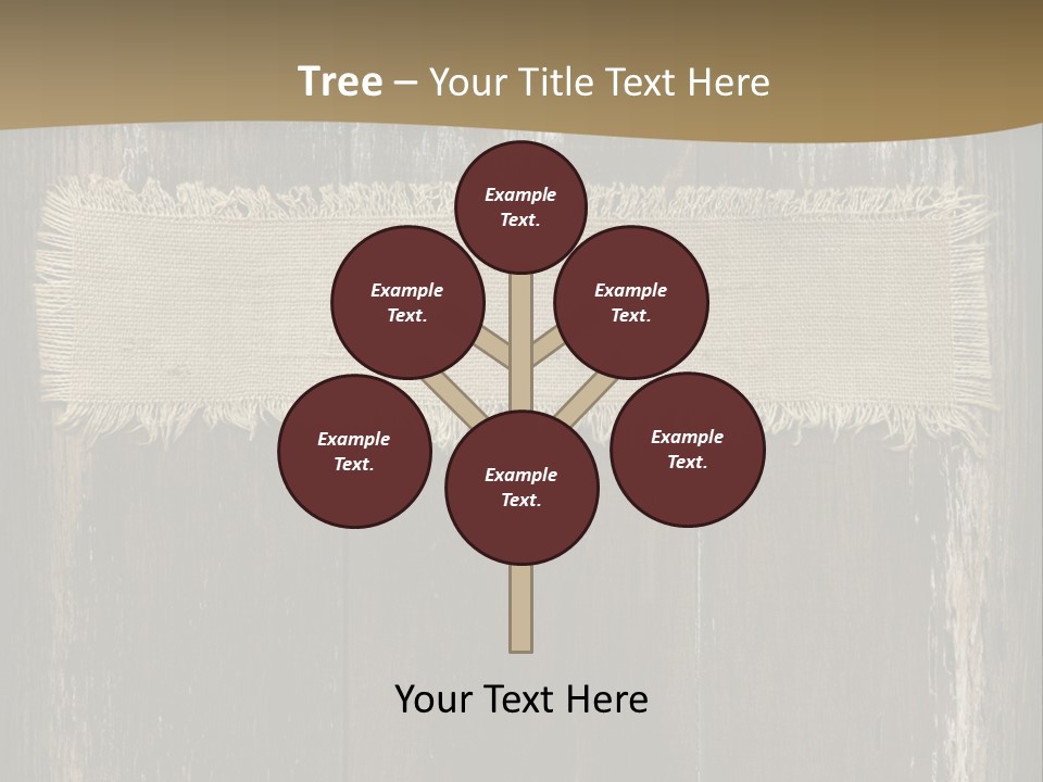 Fabric Blank Beige PowerPoint Template