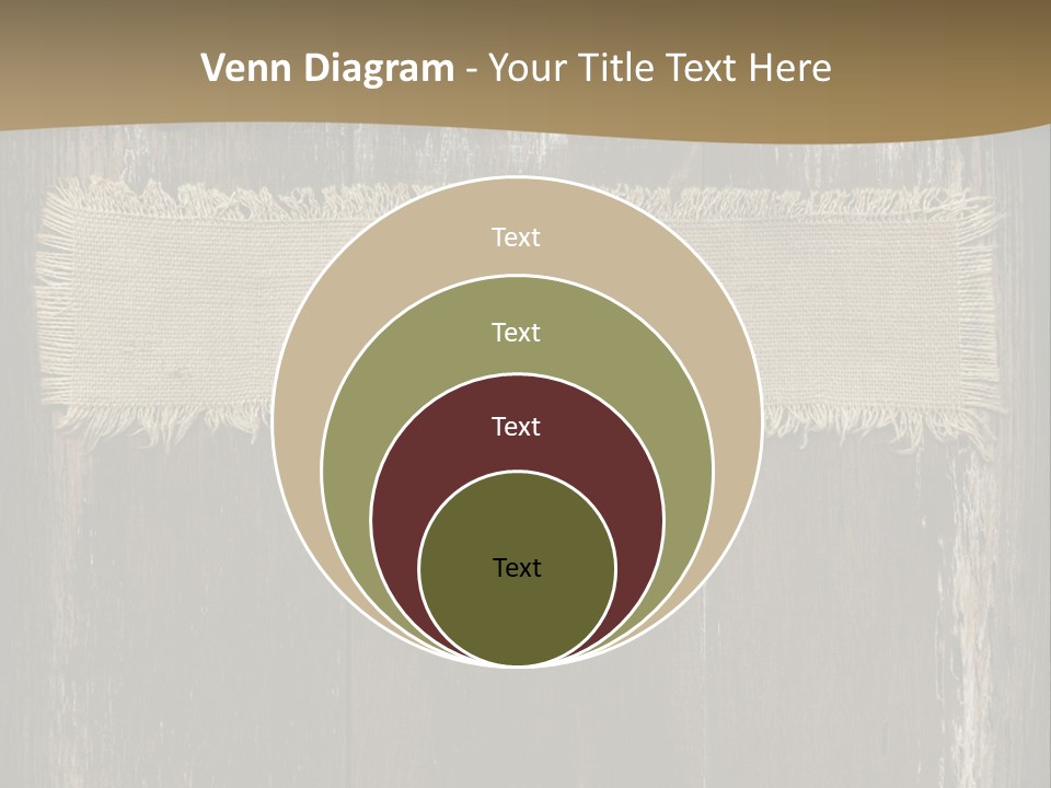 Fabric Blank Beige PowerPoint Template