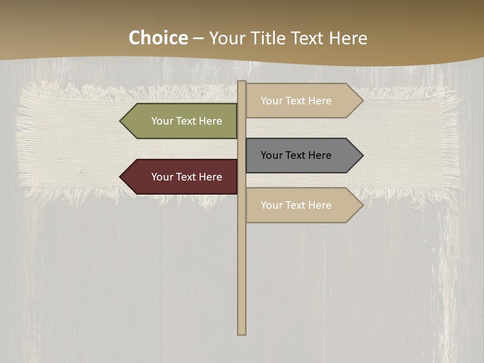 Fabric Blank Beige PowerPoint Template