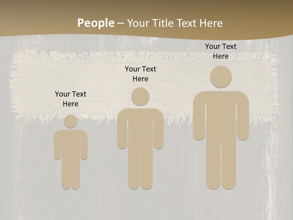 Fabric Blank Beige PowerPoint Template