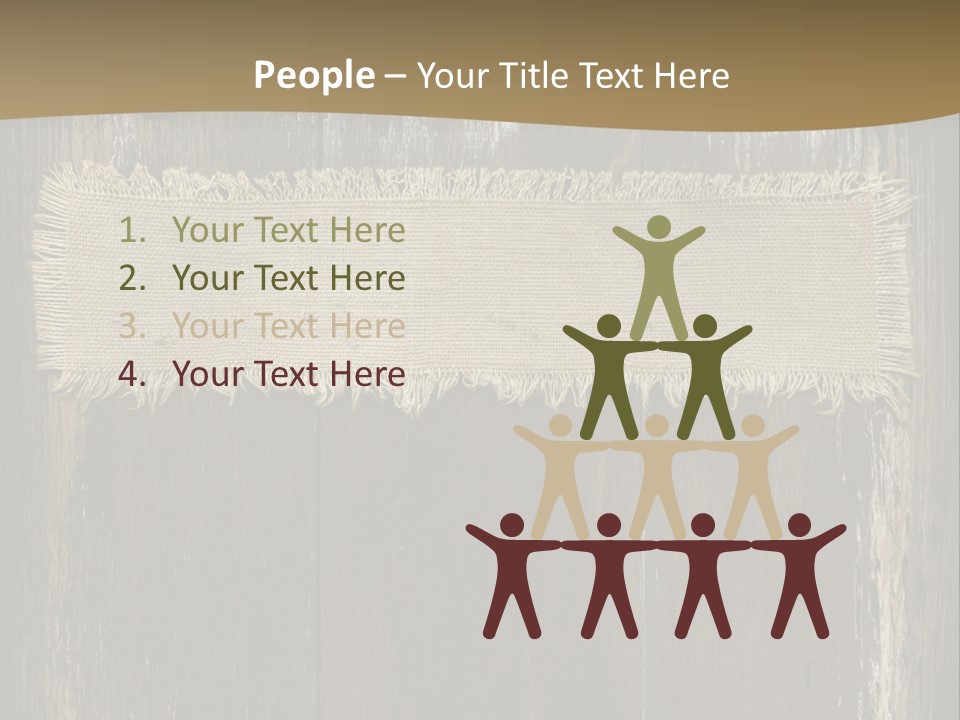 Fabric Blank Beige PowerPoint Template