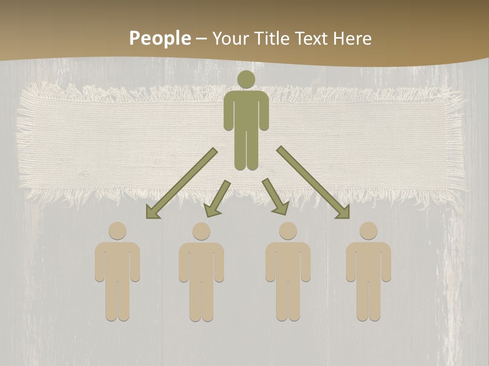 Fabric Blank Beige PowerPoint Template