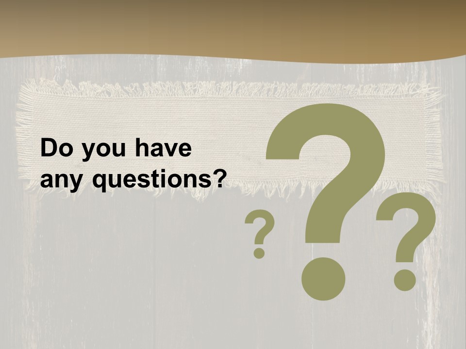 Fabric Blank Beige PowerPoint Template